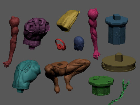 Spiderman Model do druku 3D