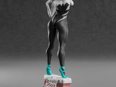 Spider Gwen 3D Print Model