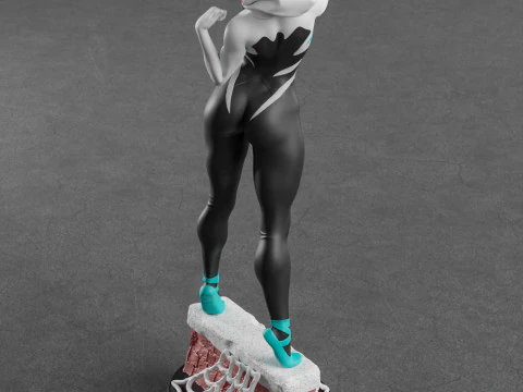 Spider Gwen 3D Print Model
