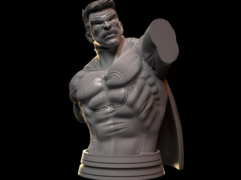 Omniman Bust 3D Print Model