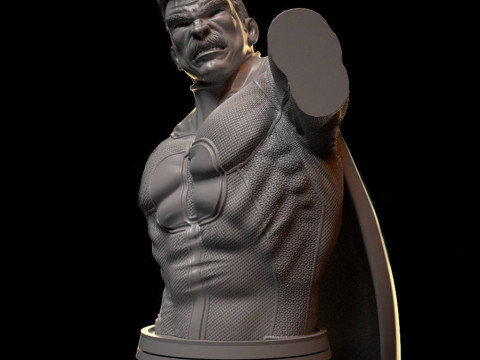 Omniman Bust 3D Print Model
