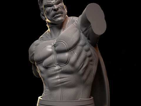 Omniman Bust 3D Print Model