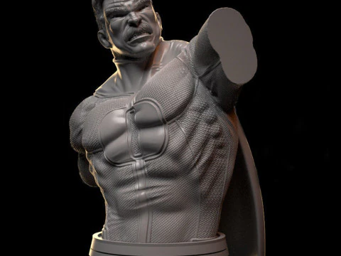 Omniman Bust 3D Print Model
