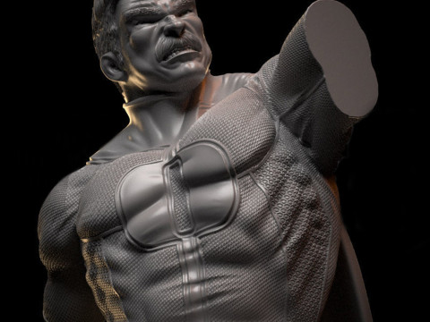 Omniman Bust 3D Print Model