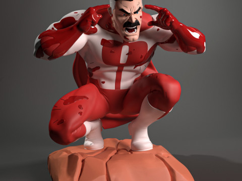 Omniman from Invincible 3D Print Model