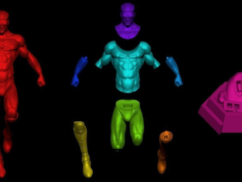 Mark Grayson From Invincible 3D Print Model