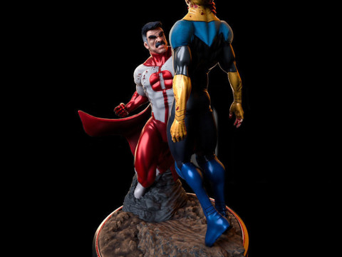 Omniman Defeats Invincible 3D Print Model