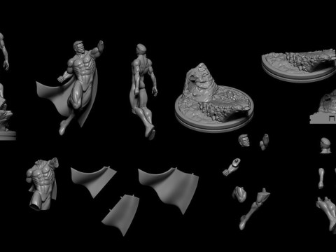 Omniman Defeats Invincible 3D Print Model