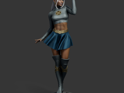 Storm in Senior Staff Uniform 3D Принт Модель