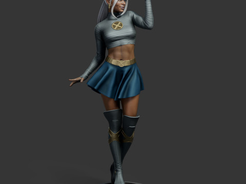 Storm in Senior Staff Uniform 3D Принт Модель