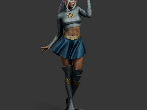 Storm in Senior Staff Uniform 3D Print Model