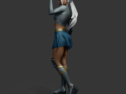 Storm in Senior Staff Uniform 3D Принт Модель