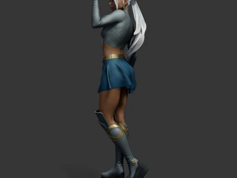 Storm in Senior Staff Uniform 3D Print Model