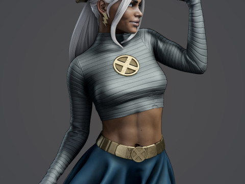 Storm in Senior Staff Uniform 3D Принт Модель
