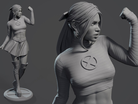 Storm in Senior Staff Uniform 3D Принт Модель