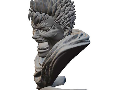 Guts Bust - Berserk Modèles 3D en vedette