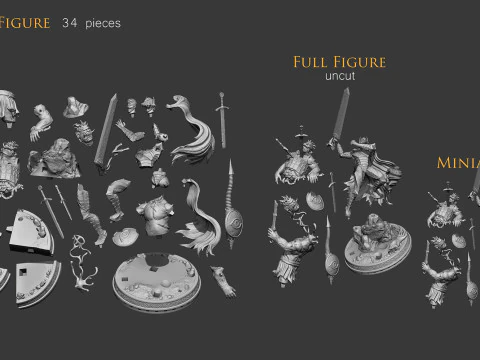 Guts Berserk 3D Print Model