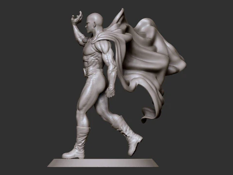 Saitama Statue 3D Print Model