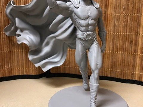 Saitama Statue 3D-printmodel