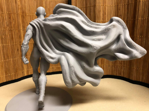 Saitama Statue 3D-printmodel