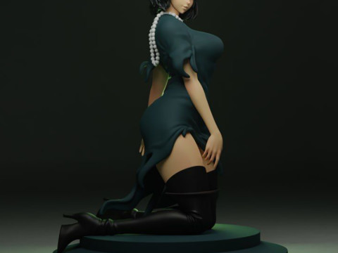 Fubuki One Punch Man 3D Print Model