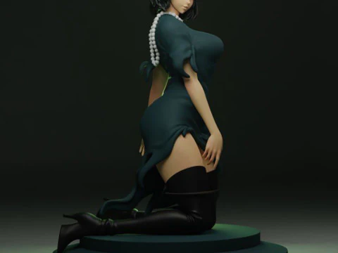 Fubuki One Punch Man 3D Print Model