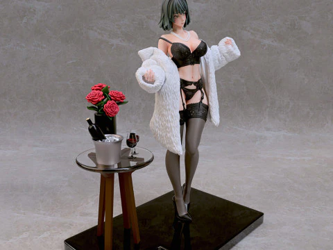 Fubuki One Punch Man 3D Print Model