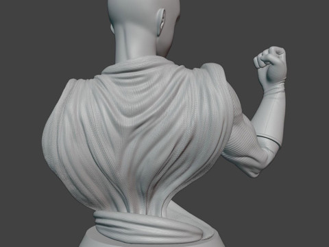 Saitama Bust 3D Print Model