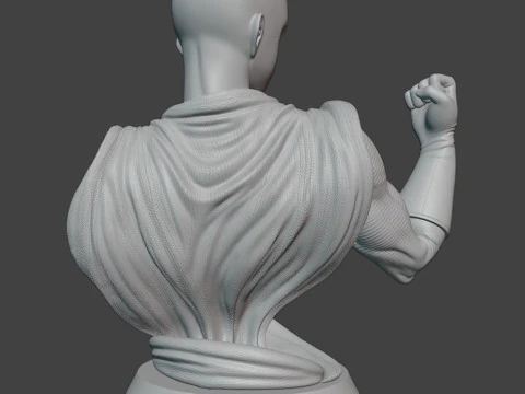 Saitama Bust 3D Print Model