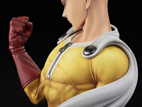 Saitama Bust 3D Print Model