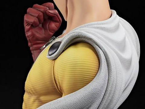 Saitama Bust 3D Print Model