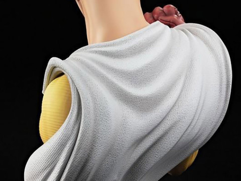 Saitama Bust 3D Print Model