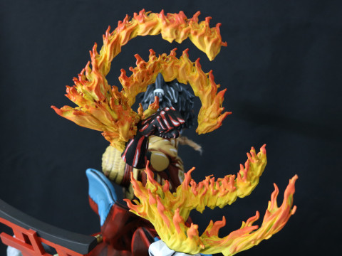 Luffy Red Hawk - One Piece 3D-printmodel