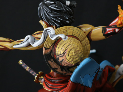 Luffy Red Hawk - One Piece 3D-printmodel