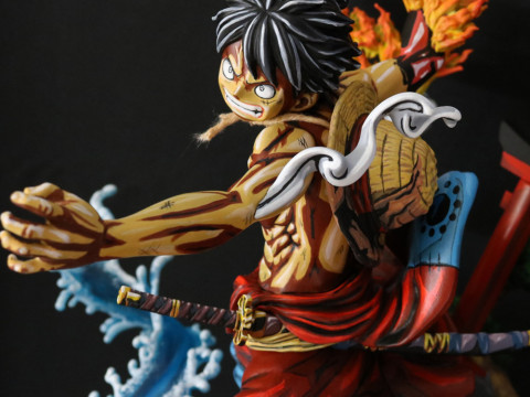 Luffy Red Hawk - One Piece 3D-printmodel