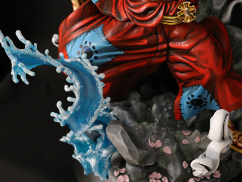 Luffy Red Hawk - One Piece 3D-printmodel