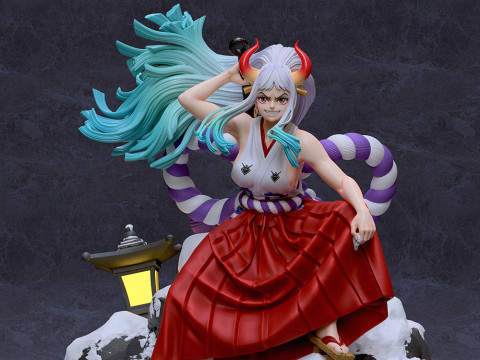 Yamato on Rock - One Piece Model do druku 3D