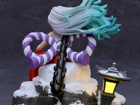 Yamato on Rock - One Piece 3D Print Model