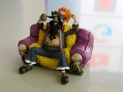 Blackbeard Marshall D Teach with Throne - One Piece 3D Print Model