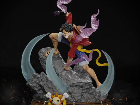 Luffy - One Piece 3Dプリントモデル