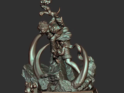 Luffy - One Piece 3D Print Model