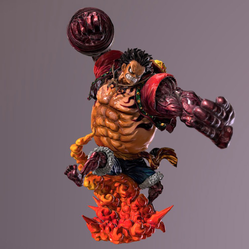 Luffy Gear 4 3D Принт Модель .c4d .max .obj .3ds .fbx .stl .blend