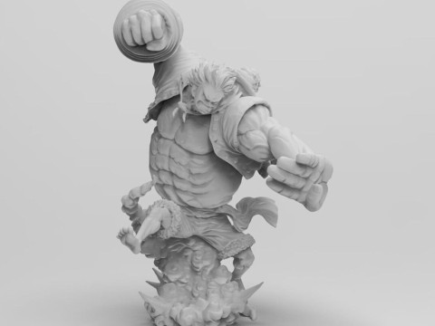 Luffy Gear 4 3D Принт Модель