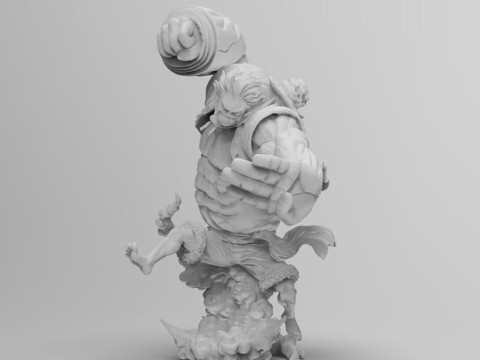 Luffy Gear 4 3D Принт Модель