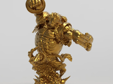Luffy Gear 4 3D Принт Модель