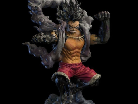Luffy Gear 4 Snakeman 3D Baskı Modeli