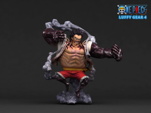 Luffy Gear 4 - One Piece Modelo de impresión 3D