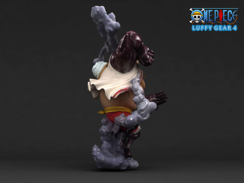 Luffy Gear 4 - One Piece Modelo de impresión 3D