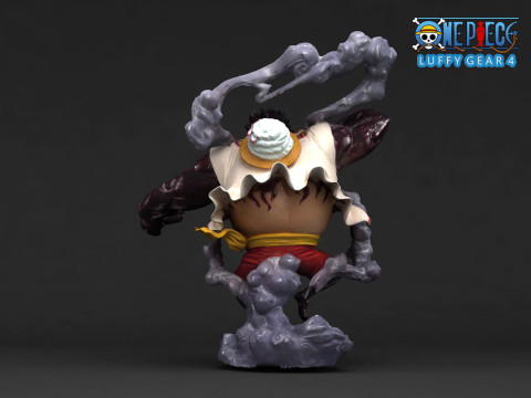 Luffy Gear 4 - One Piece Modelo de impresión 3D