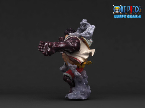 Luffy Gear 4 - One Piece Modelo de impresión 3D